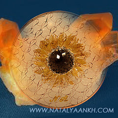 The Goddess Vortex - Sun Disc -  Helps to Release Pain, Activates Solar Plexus, Helps to Soothe Digestive Track, Balances out Emotional Body, Transmutes Negativity, Activates Creativity, Uplifts, Upgrades, Activates and Purifies DNA